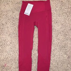 lululemon crop leggings size 6